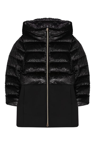 Пуховое пальто на молнии с капюшоном HERNO, арт. PI0064G/33600/4A-8A, фото 1