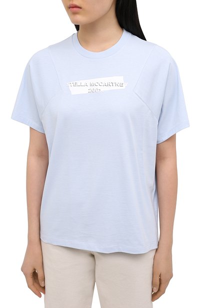 Хлопковая футболка STELLA MCCARTNEY, арт. 602395/S0W39, фото 3