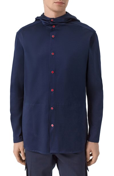 Хлопковая рубашка KITON, арт. UMCPETEH0923416, фото 3