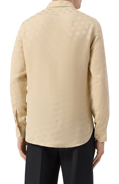 Шелковая рубашка SAINT LAURENT, арт. 646850/Y1I44, фото 4