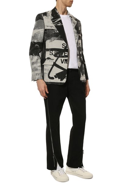 Кожаные кеды evolution MAISON MARGIELA, арт. S97WS0054/P4366, фото 2