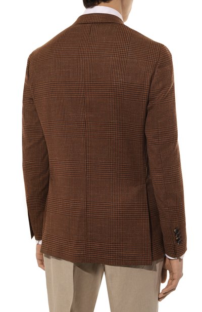 Пиджак из шерсти и шелка SARTORIA LATORRE, арт. EF74 QD0534, фото 4