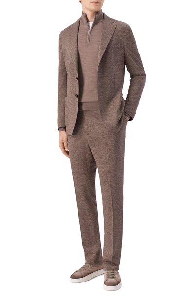 Брюки изо льна и хлопка ANDREA CAMPAGNA, арт. P209/MULTILIN0 17717, фото 2