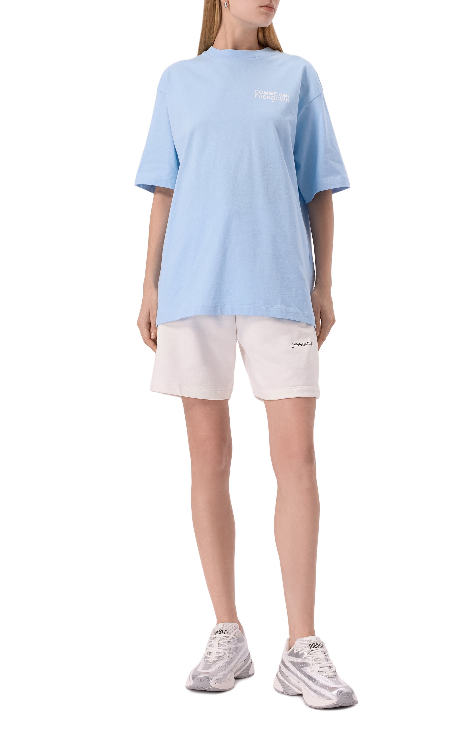 Хлопковая футболка COMME DES FUCKDOWN, арт. CFABW01316, фото 2