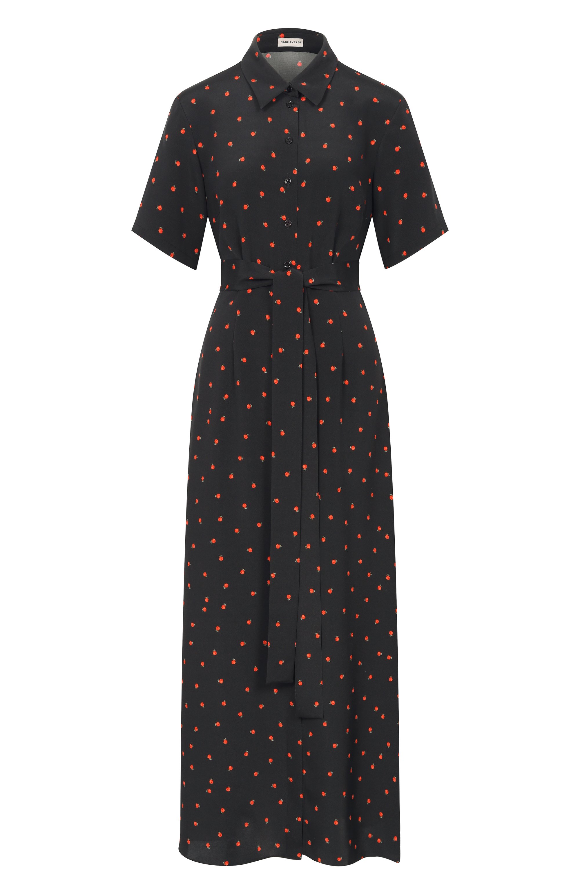 Платье из шелка и вискозы SASHAVERSE, арт. D265/CH/5202R.906/SS, фото 1