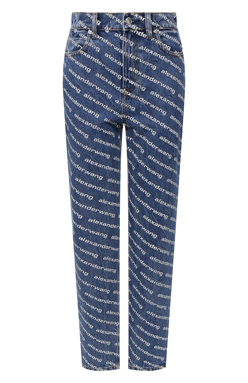 Джинсы ALEXANDER WANG синего цвета по цене 54200 руб., арт. 4DC1204643, фото 1 Джинсы ALEXANDER WANG, арт. 4DC1204643, фото 1