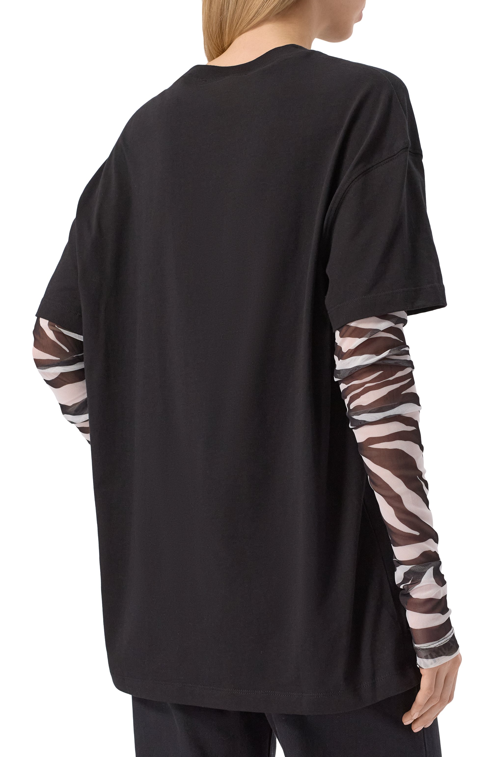 Хлопковый лонгслив VERSACE JEANS COUTURE, арт. 78HAHC04/CJ01C, фото 4