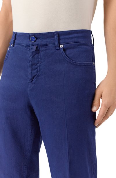 Брюки изо льна и хлопка KITON, арт. UPR005LK0603F02, фото 5