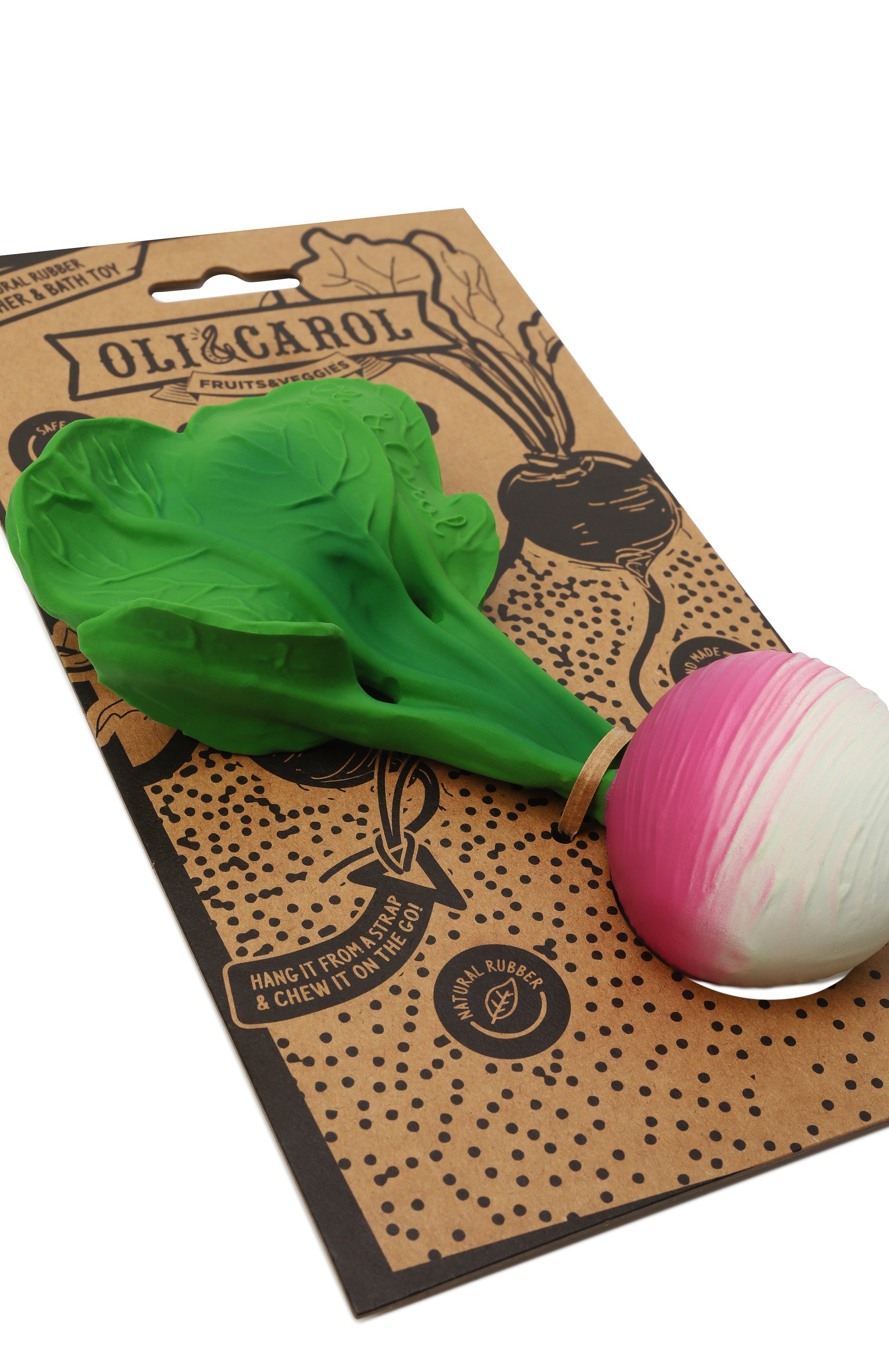 Игрушка-прорезыватель для зубов ramona the radish OLI&CAROL, арт. L-R RADISH-UNIT, фото 2