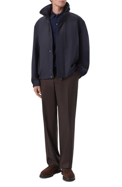 Замшевые дерби MVST коричневого цвета по цене 99550 руб., арт. DERBY_1/SUEDE+CASHMERE, фото 2 Замшевые дерби MVST, арт. DERBY_1/SUEDE+CASHMERE, фото 2