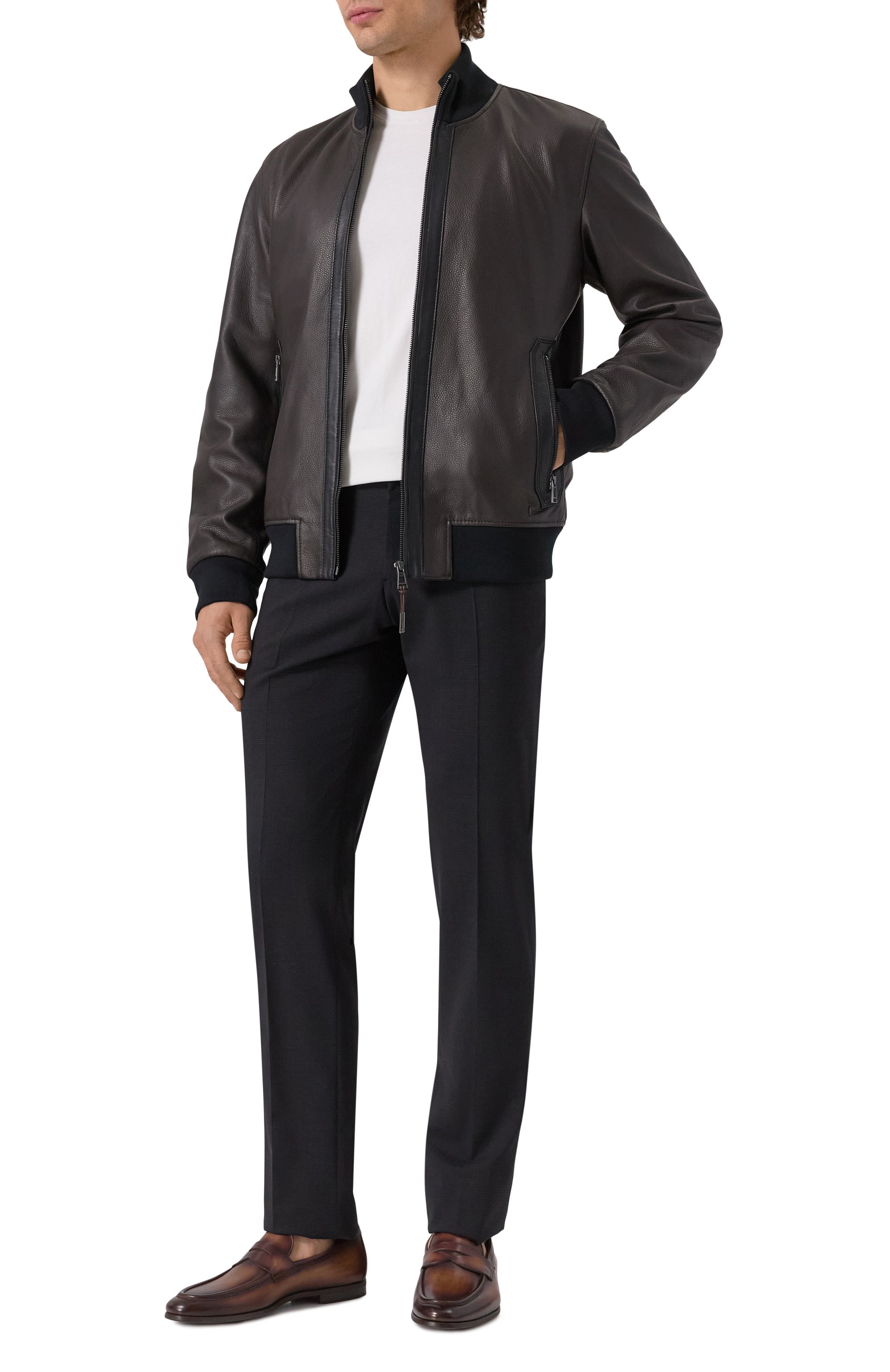 Кожаный бомбер WINDSOR, арт. T0RIN0-L/1300140, фото 2