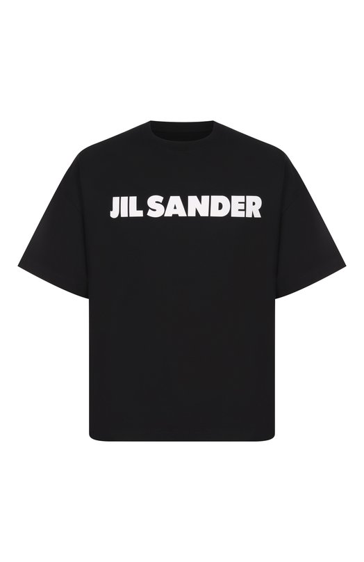 Хлопковая футболка Jil Sander J22GC0221/J20349 Чёрный J22GC0221/J20349