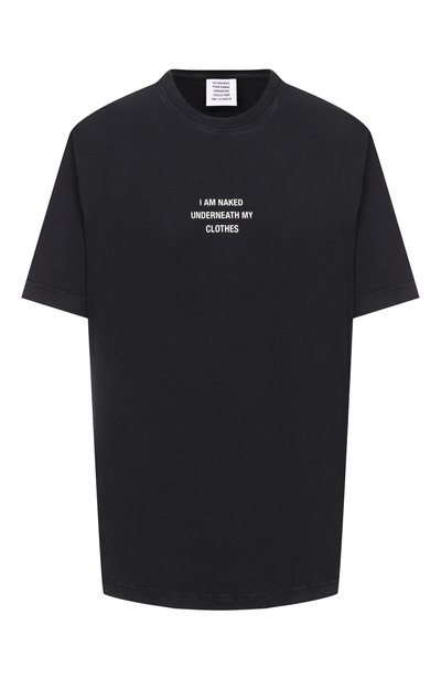 Хлопковая футболка VETEMENTS, арт. MH27TR171B