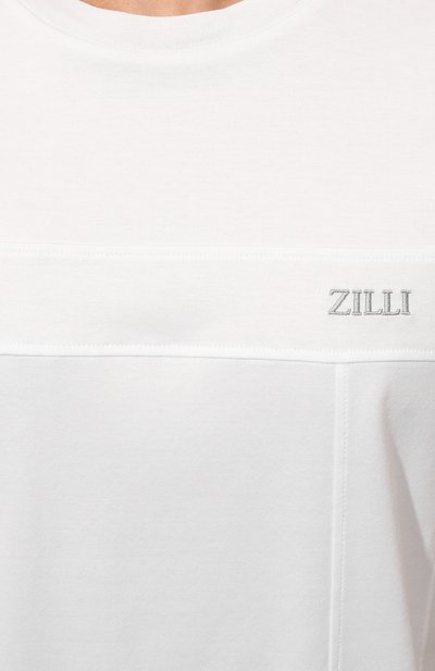 Хлопковая футболка ZILLI, арт. TSR001M0110VZI0P0, фото 5