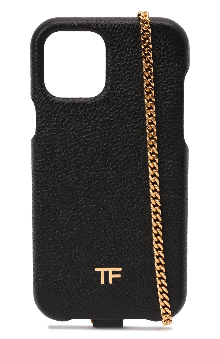 Кожаный чехол для iphone 12 pro TOM FORD черного цвета, арт. S0391T-LCL095 | Фото 3 (Женское Кросс-КТ: Кожа iPhone; Региональные ограничения белый список (Axapta Mercury): Не проставлено; Материал: Натуральная кожа; Нос: Не проставлено)