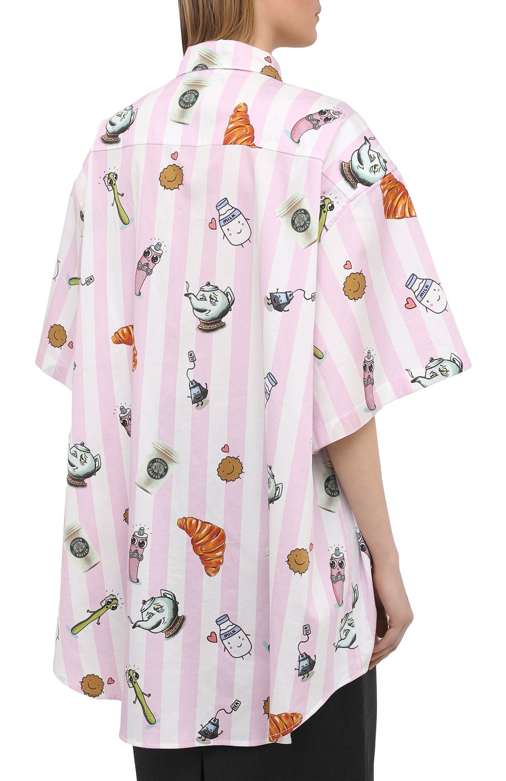 Хлопковая рубашка VETEMENTS, арт. UE51SH200P 2603/W, фото 4