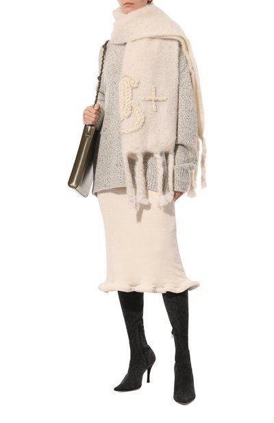 Шерстяной шарф JIL SANDER, арт. J40TE0111/J40041, фото 3