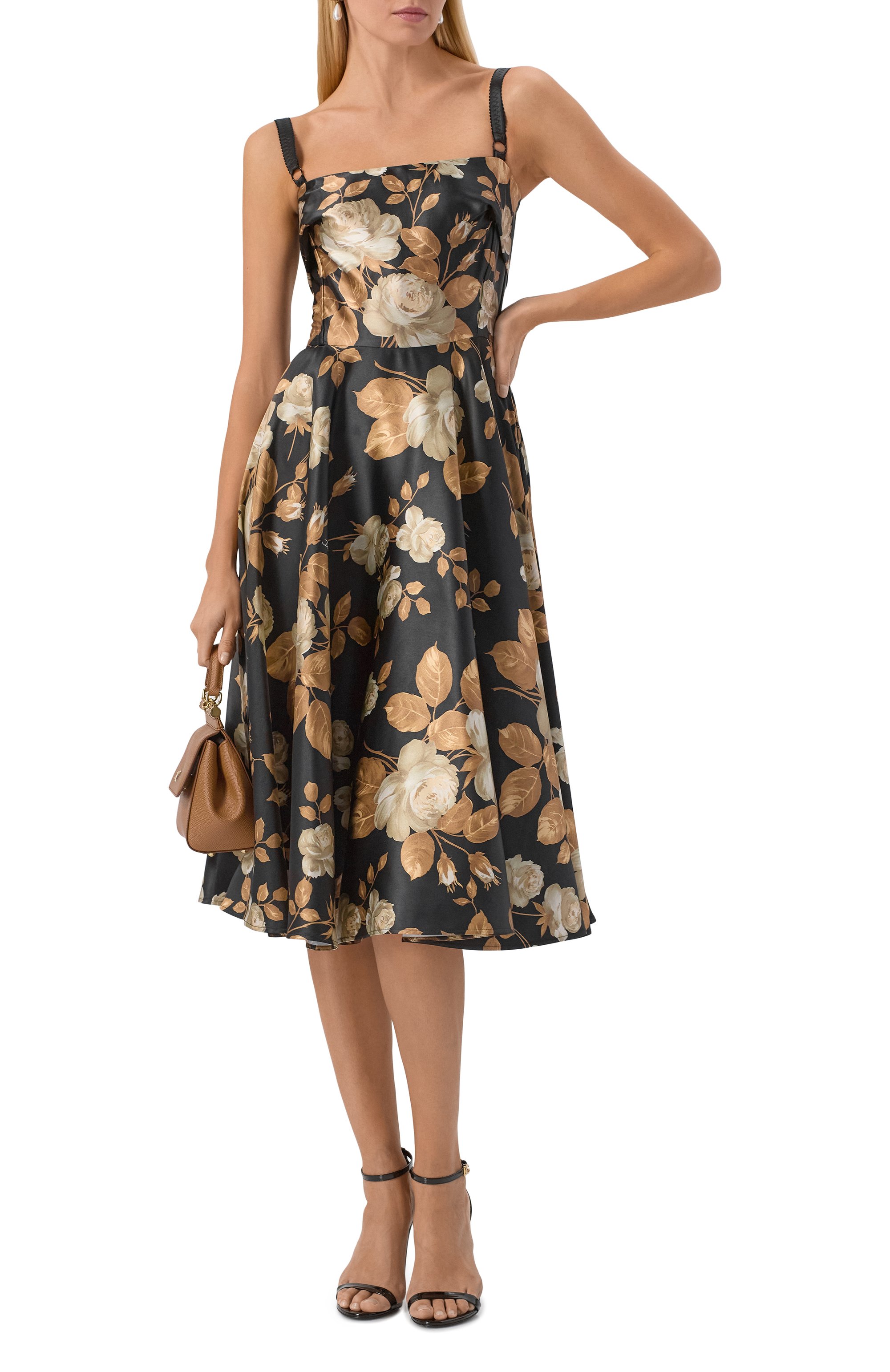 Платье из вискозы DOLCE & GABBANA, арт. F6TYFT/FSIB8, фото 2