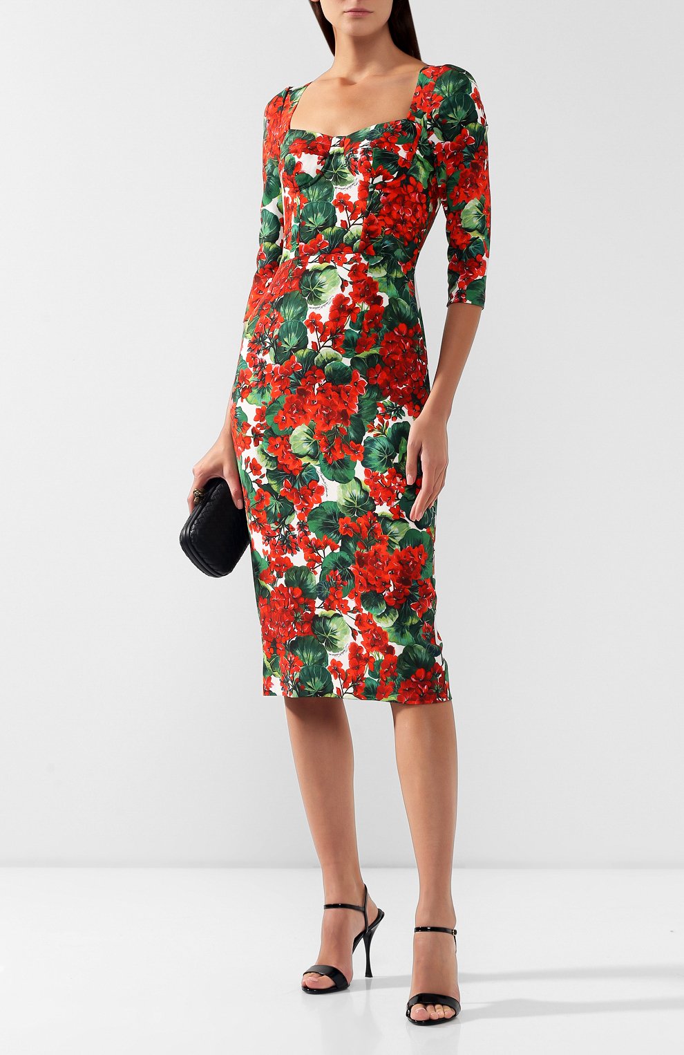 Платье из вискозы DOLCE & GABBANA, арт. F6C1ET/FSRKF, фото 2