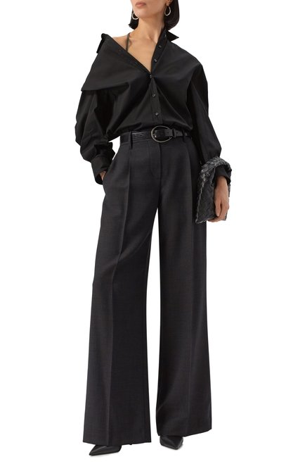 Женские шерстяные брюки BRUNELLO CUCINELLI, арт. MP507P8884