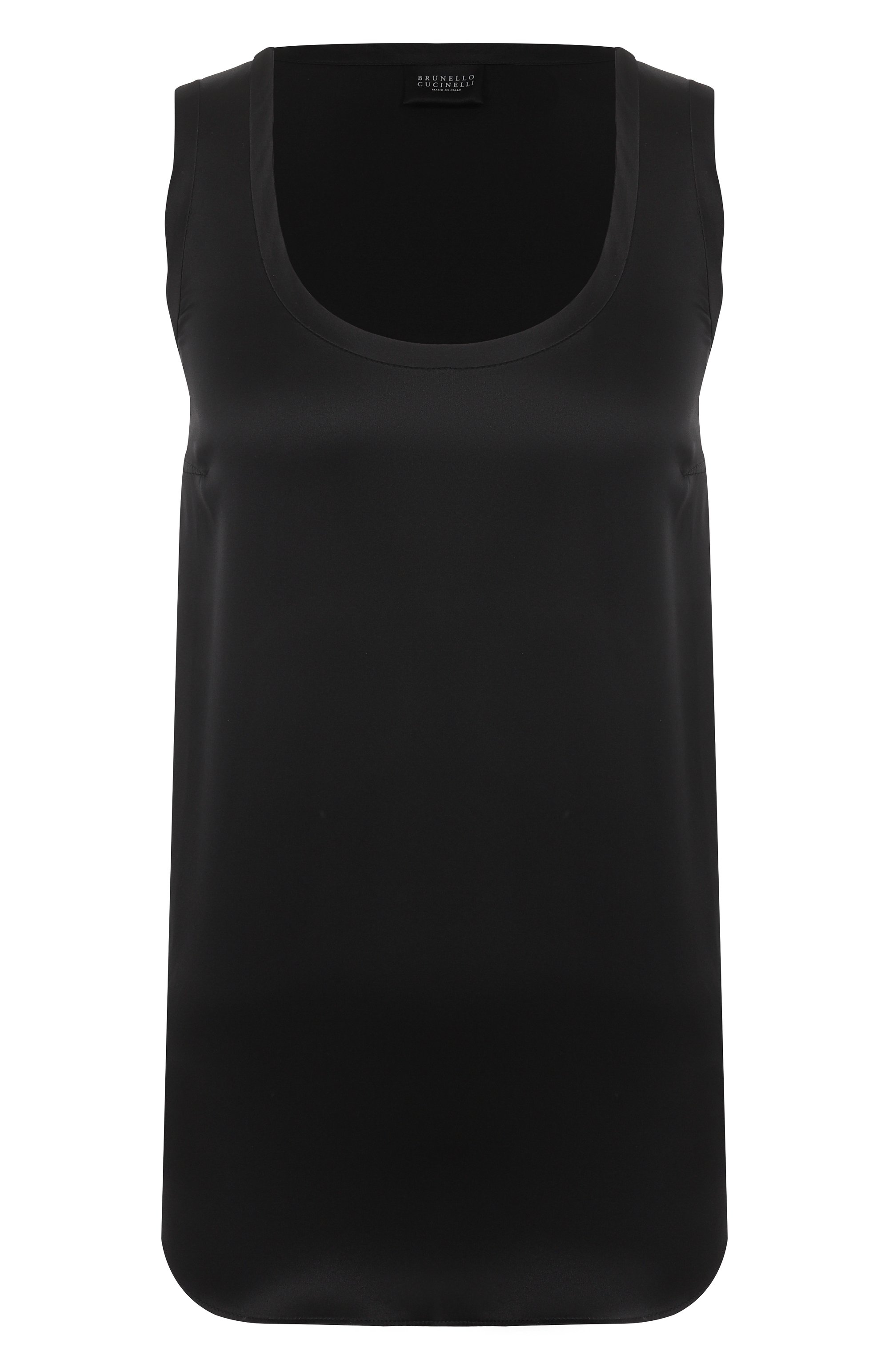 Атласный топ BRUNELLO CUCINELLI, арт. MPC59E0600, фото 1