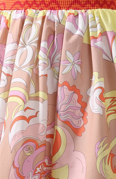 Хлопковая юбка EMILIO PUCCI разноцветного цвета по цене 86950 руб., арт. 0ERW08/0E861, фото 5 Хлопковая юбка EMILIO PUCCI, арт. 0ERW08/0E861, фото 5