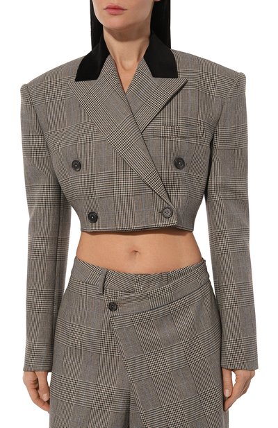 Жакет из вискозы и шерсти GIUSEPPE DI MORABITO светло-коричневого цвета по цене 82700 руб., арт. 03FWJA109Y 03364, фото 3 Жакет из вискозы и шерсти GIUSEPPE DI MORABITO, арт. 03FWJA109Y 03364, фото 3