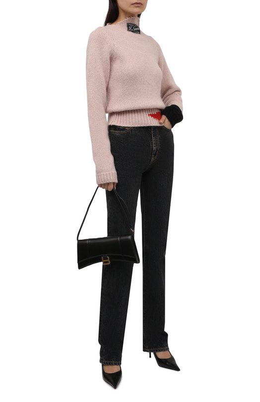 Шерстяной свитер Raf Simons Розовый, фото 2