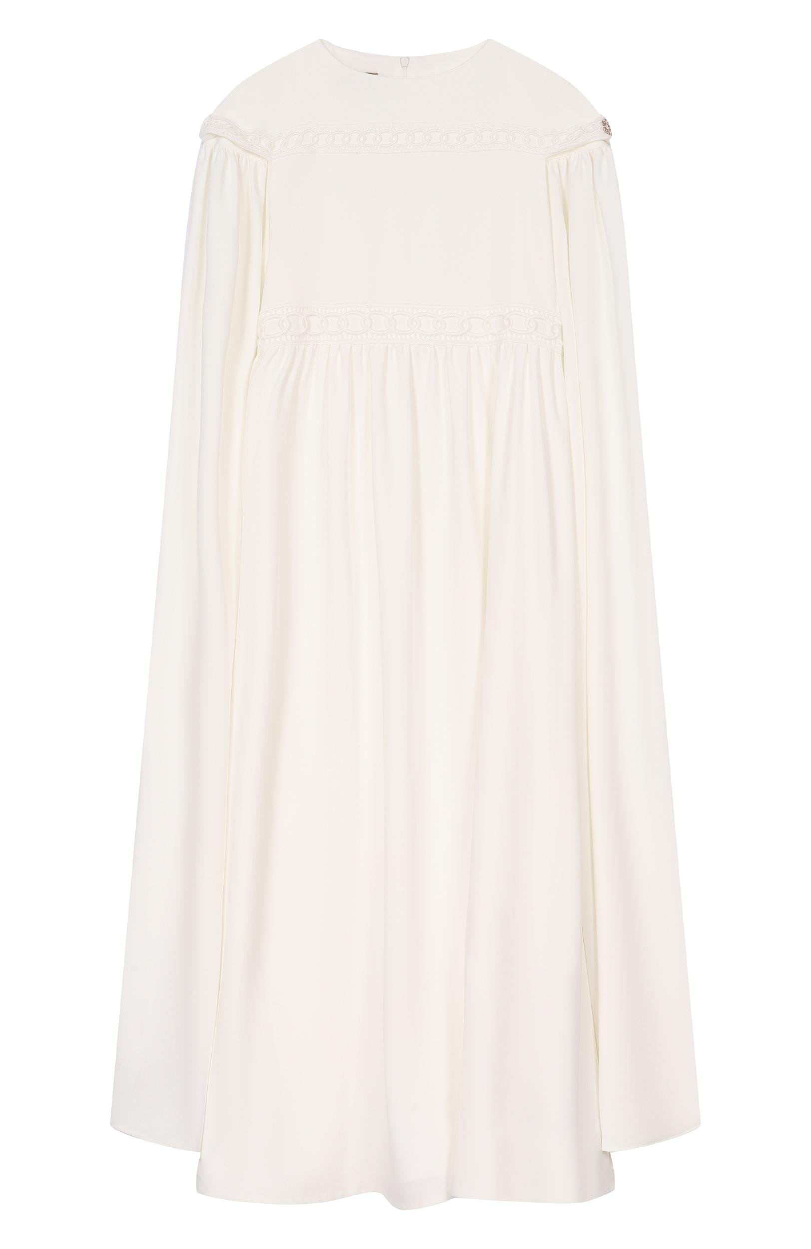 Платье ELIE SAAB JUNIOR молочного цвета по цене 94000 руб., арт. EFAB126 MXML/TS1036, фото 1 Платье ELIE SAAB JUNIOR, арт. EFAB126 MXML/TS1036, фото 1