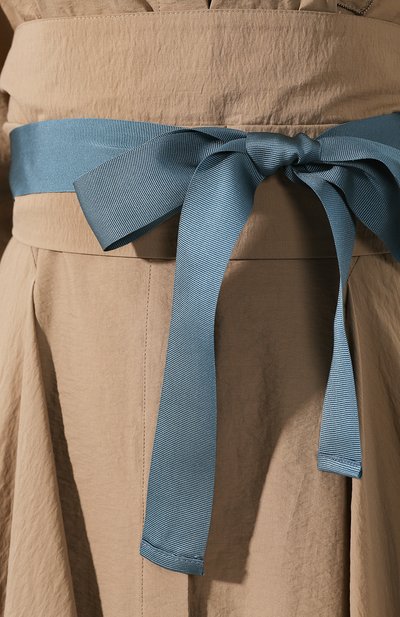Хлопковое платье BRUNELLO CUCINELLI бежевого цвета по цене 245500 руб., арт. M0F79A4408, фото 5 Хлопковое платье BRUNELLO CUCINELLI, арт. M0F79A4408, фото 5