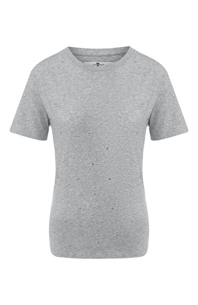 Женская хлопковая футболка 7 FOR ALL MANKIND, арт. JSLL9500RY