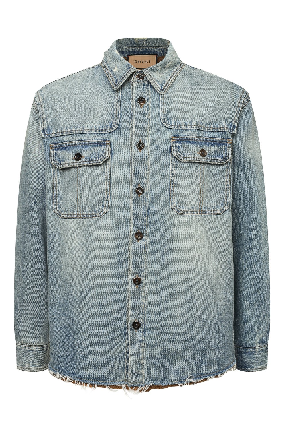 Джинсовая куртка-рубашка GUCCI, арт. 667998/XDBRP, фото 1