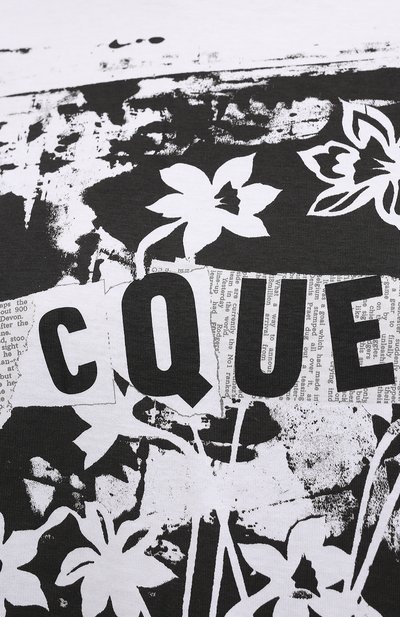 Хлопковая футболка ALEXANDER MCQUEEN, арт. 659731/QZAC4, фото 5