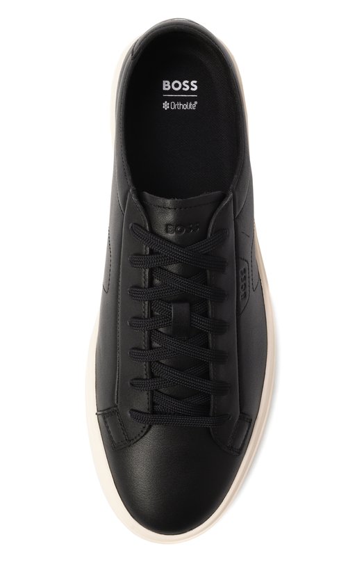 Кожаные кеды Kieran BOSS 50557866 Чёрный  50557866 Фото 6