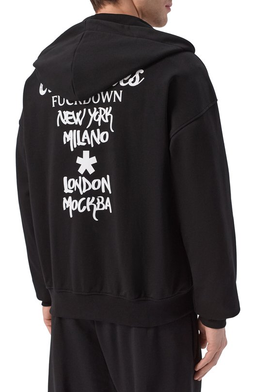 Хлопковая толстовка Comme des Fuckdown CFABM02048 Чёрный  CFABM02048 Фото 4