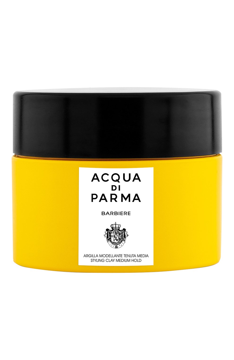 Глина для укладки волос средней фиксации barbiere (75g) ACQUA DI PARMA бесцветного цвета по цене 3640 руб., арт. 52036, фото 1 Глина для укладки волос средней фиксации barbiere (75g) ACQUA DI PARMA, арт. 52036, фото 1