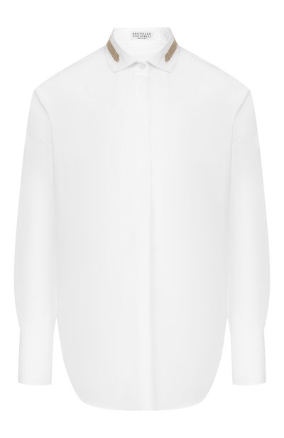 Женская хлопковая рубашка BRUNELLO CUCINELLI, арт. M0091NS806