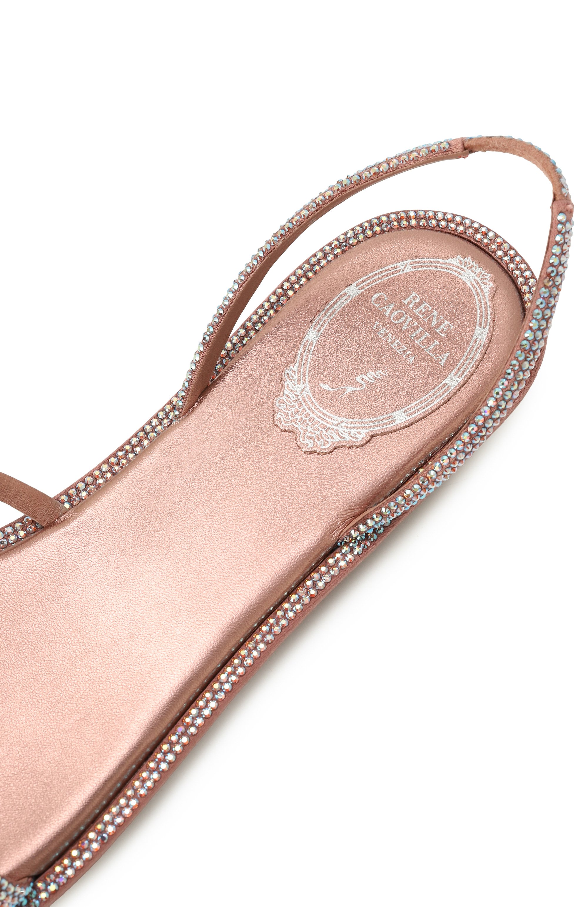 Текстильные сандалии irina RENE CAOVILLA, арт. C11741-010/R001, фото 7