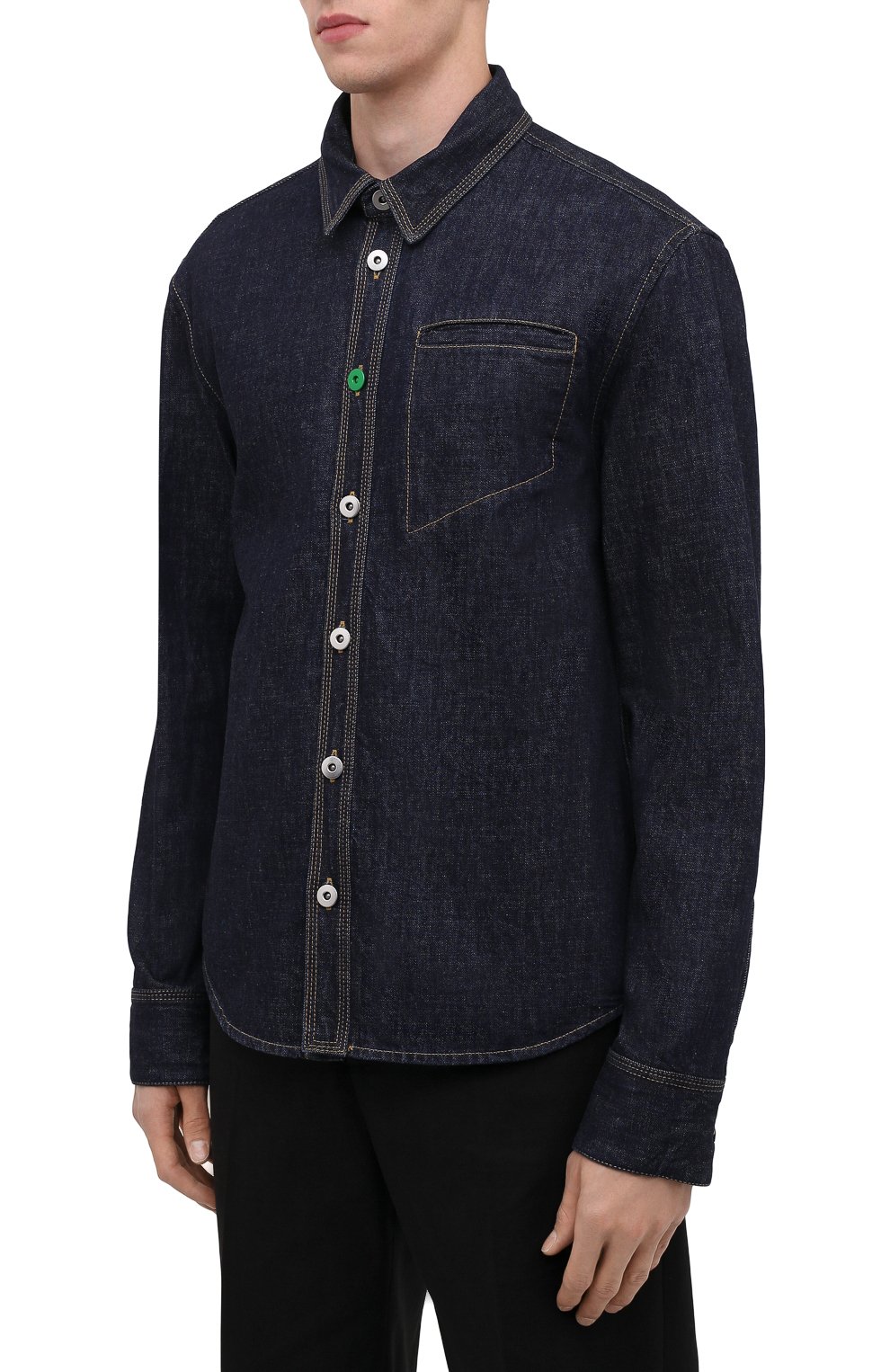 Джинсовая рубашка BOTTEGA VENETA, арт. 666067/V0W20, фото 3