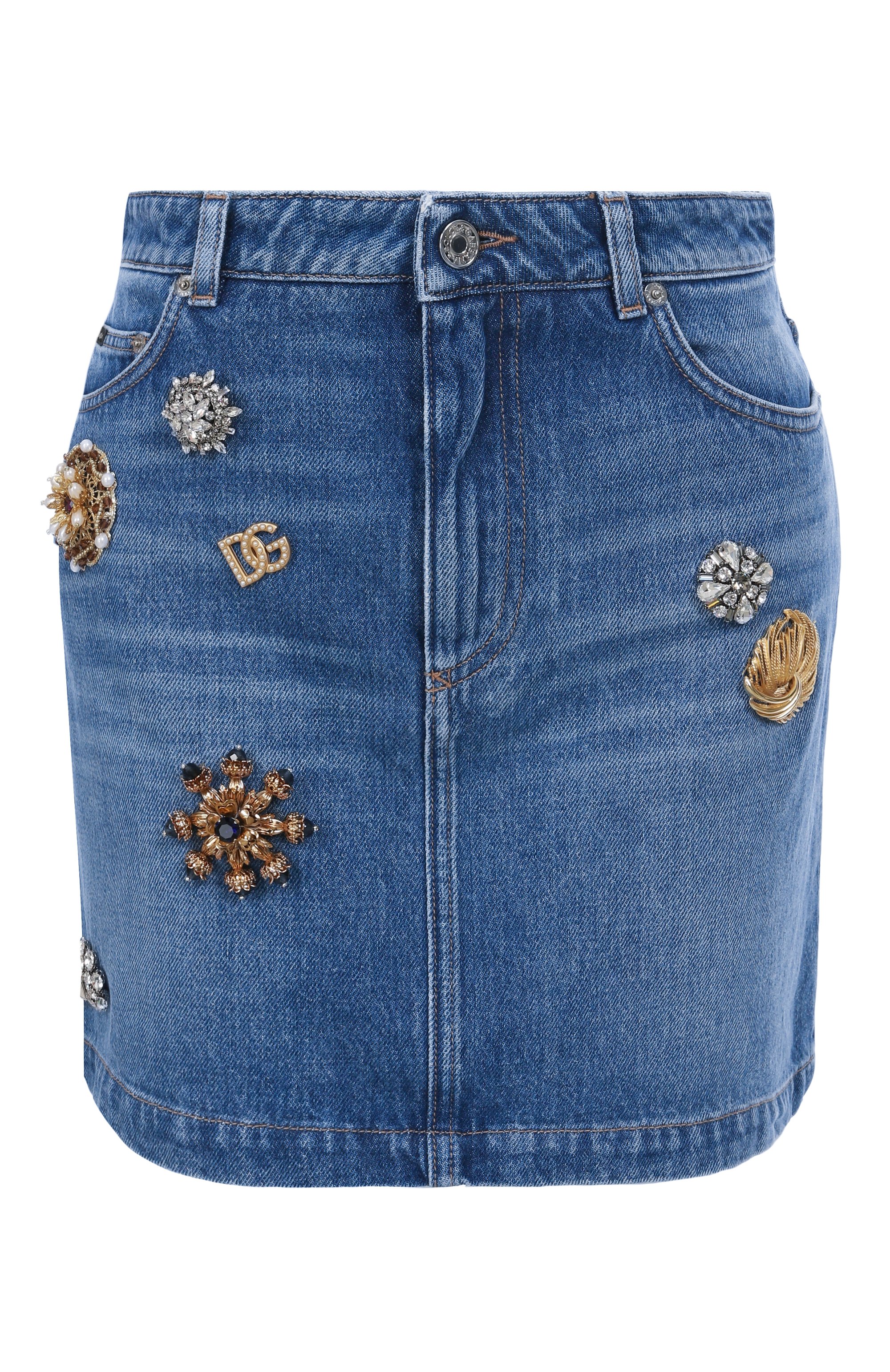 Джинсовая юбка DOLCE & GABBANA, арт. F4CX1Z/G8NC7, фото 1