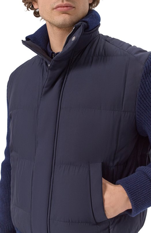 Комбинированный бомбер Zilli GSW114M0601V00000 Синий  GSW114M0601V00000 Фото 5