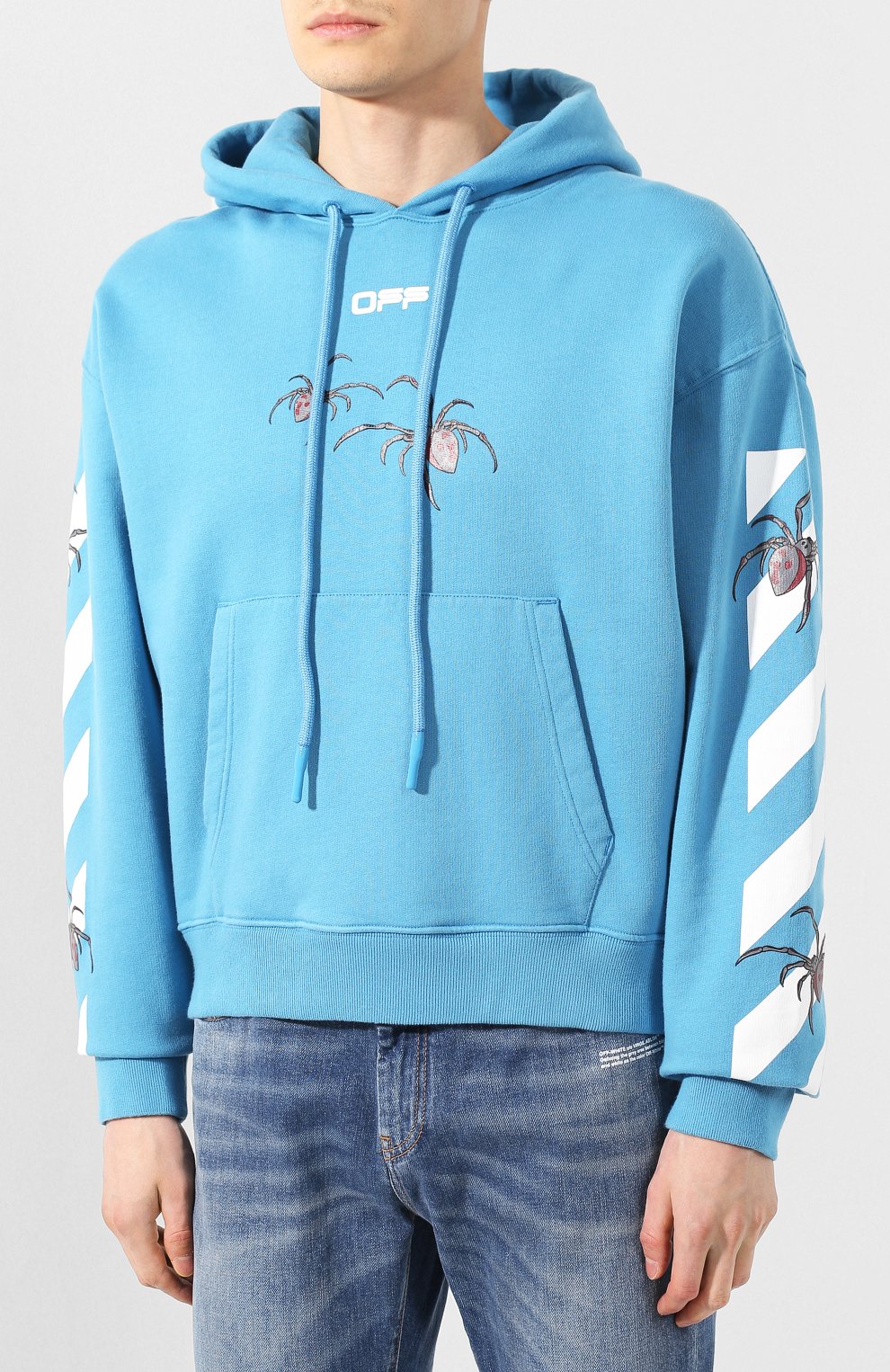 Хлопковое худи OFF-WHITE, арт. 0MBB037S20E300013088, фото 3