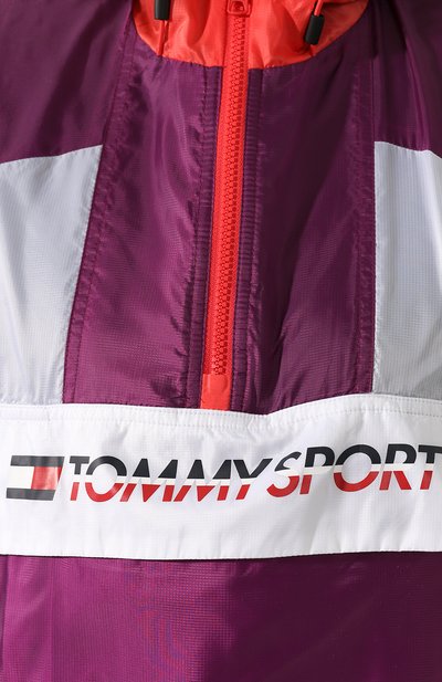 Анорак TOMMY SPORT фиолетового цвета по цене 15990 руб., арт. S10S100416, фото 5 Анорак TOMMY SPORT, арт. S10S100416, фото 5
