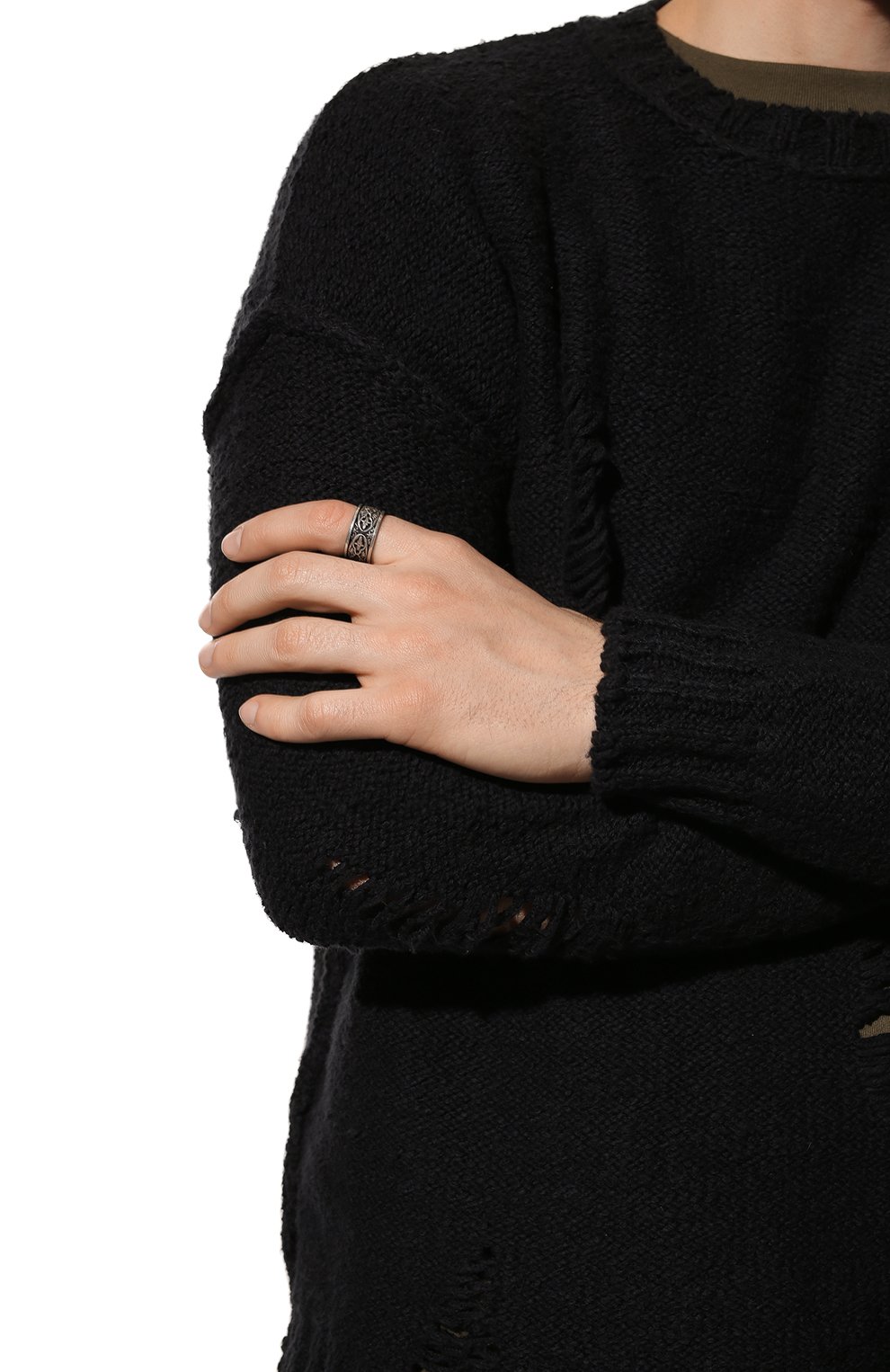 Кольцо акантус GL JEWELRY серебряного цвета по цене 11000 руб., арт. M700001-S97-01, фото 2 Кольцо акантус GL JEWELRY, арт. M700001-S97-01, фото 2