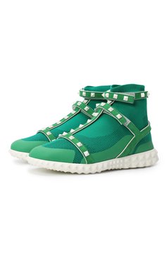 Текстильные кроссовки free rockstud VALENTINO, арт. PW2S0F81/FTI, фото 1