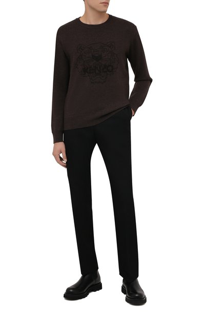 Джемпер из шерсти и хлопка KENZO, арт. FB65PU6453XA, фото 2