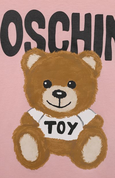 Хлопковая футболка MOSCHINO, арт. H0M03R/LAA23/10-14, фото 3
