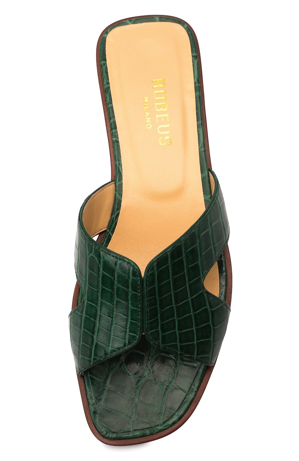 Шлепанцы из кожи крокодила RUBEUS MILANO, арт. RU14/С, фото 6