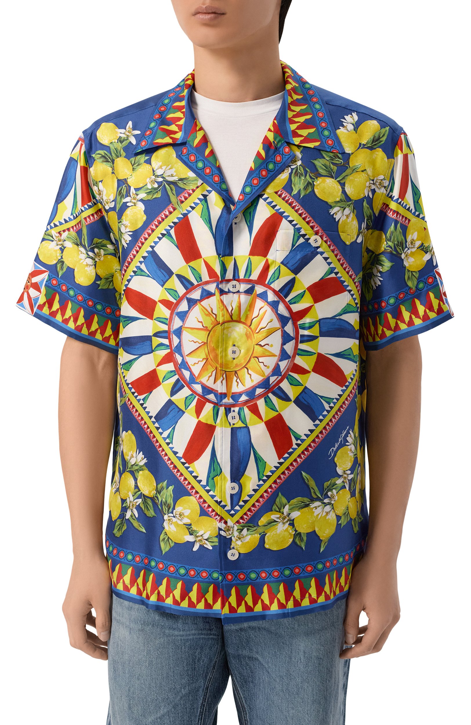 Шелковая рубашка DOLCE & GABBANA, арт. G5JH9T/HI14K, фото 3
