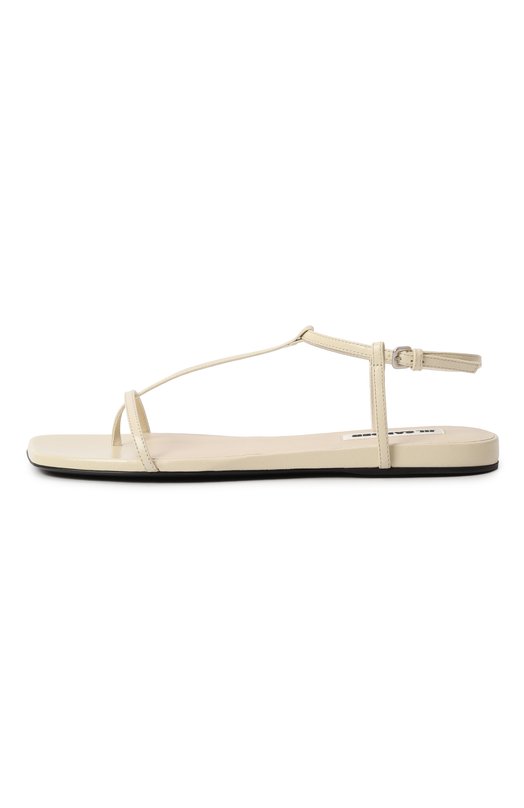 Кожаные сандалии Jil Sander J15WP0169/P8389 Кремовый  J15WP0169/P8389 Фото 4